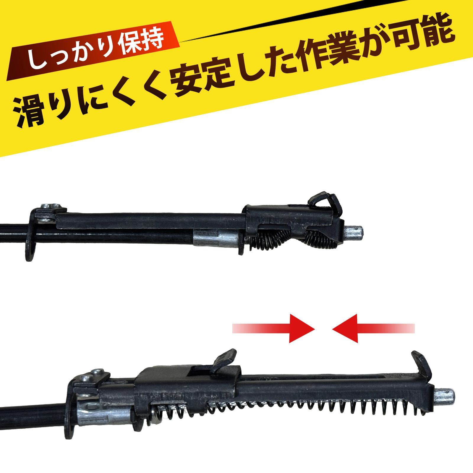 ホースクランププライヤー キャリパーピストンツール ホースリムーバー クリップはずし工具 車 マルチプライヤー ワイヤー式ホースクランププライヤー 最大開口50mm ケーブル長620mm ハンドル長220mm thumbnail 2