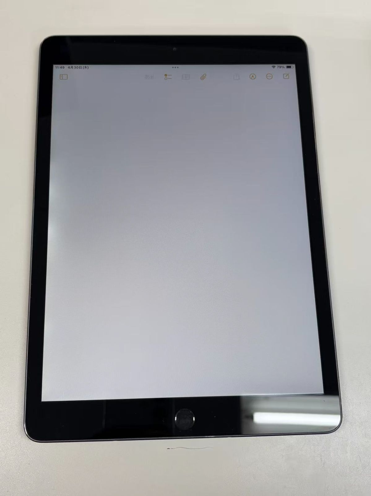 電池81% apple iPad (第7世代) 128GB スペースグレ - メルカリ