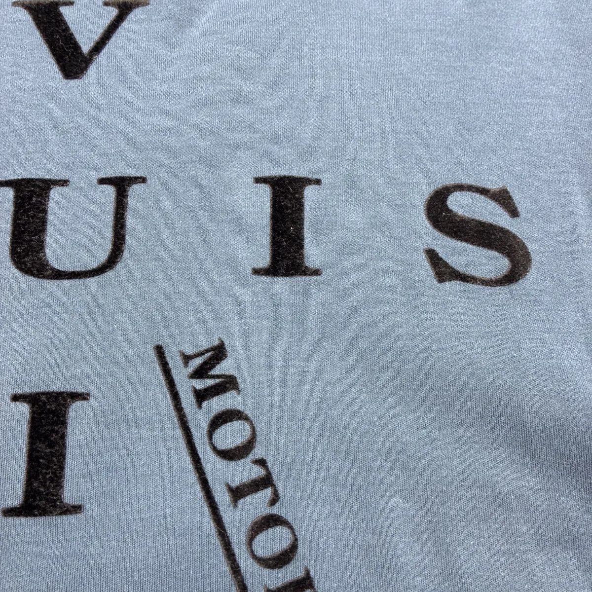 ルイヴィトン LOUIS VUITTON】メンズ フロッキークロスロゴTシャツ 