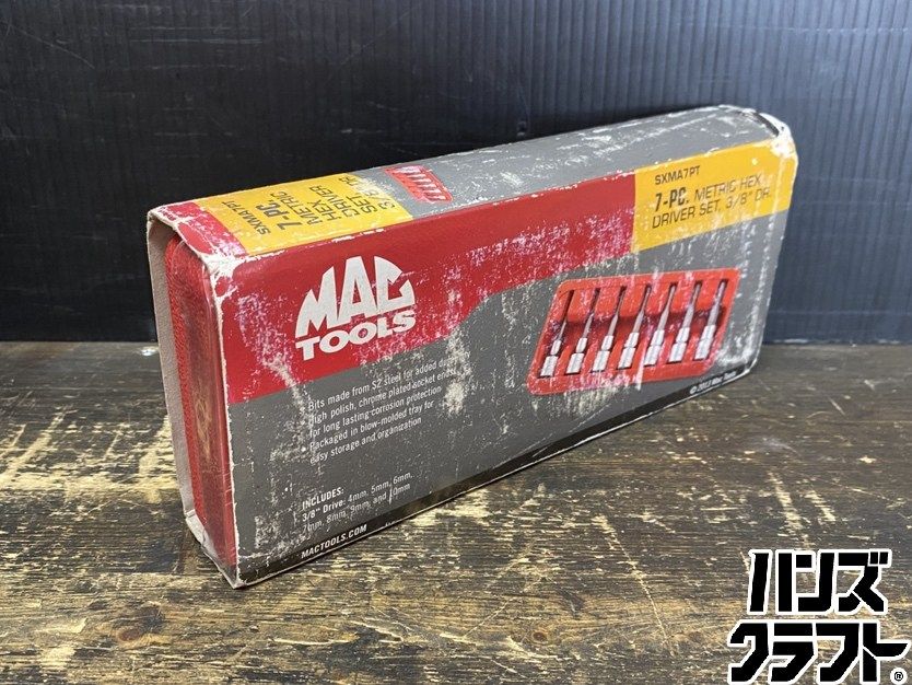 ○【送料無料】【保管未使用品】MAC TOOLS マックツールズ SXMA7PT 7Pc ○【送料無料】【保管未使用品】MAC TOOLS マックツールズ SXMA7PT 7Pc