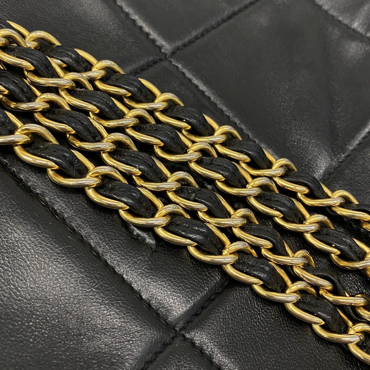 ★SALE【6cc3899-k】シャネル ショルダーバッグ チェーンショルダー ラムスキン ブラック ゴールド金具【中古】レディース マトラッセ 2WAY チェーンショルダーバッグ ラムスキン ブラック