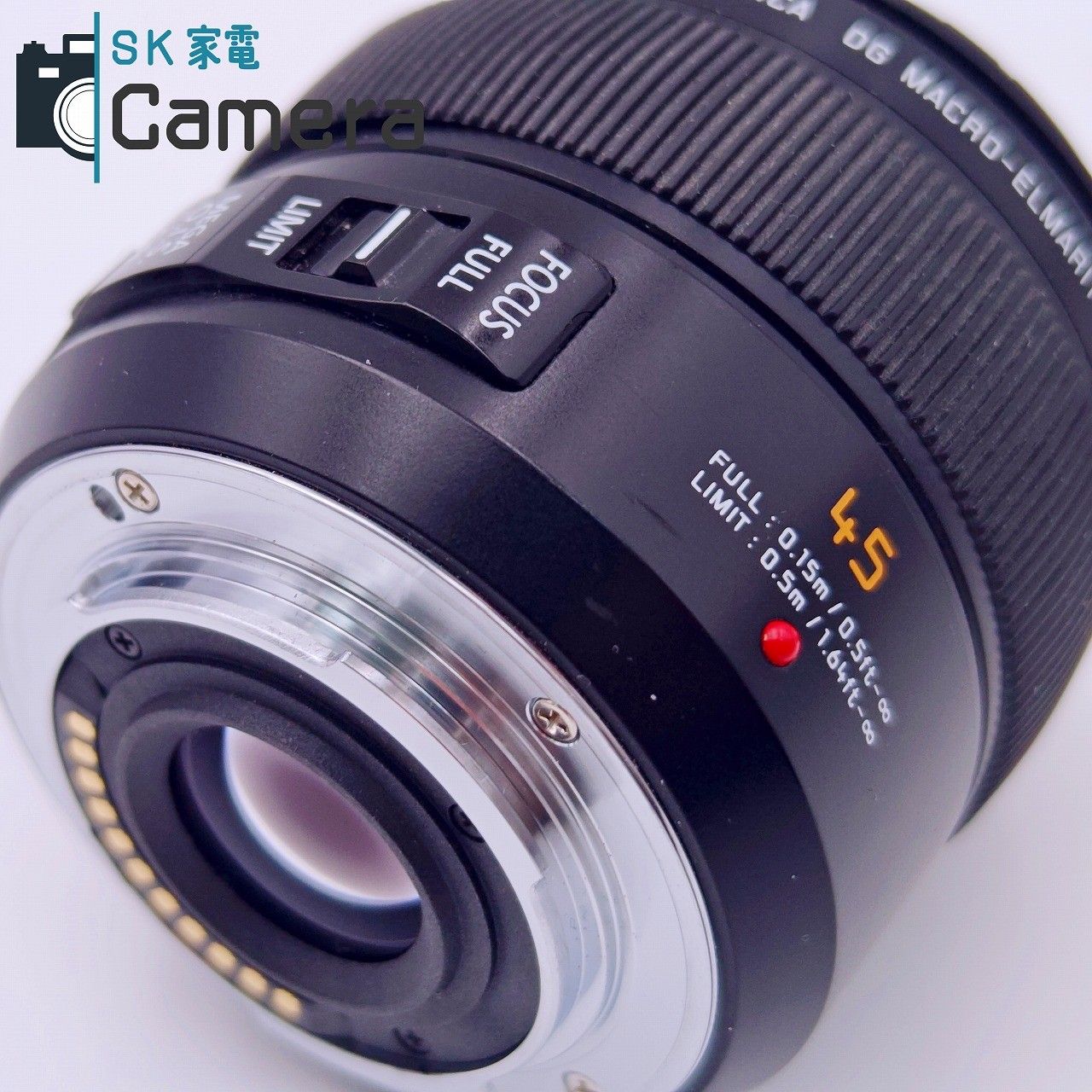 中古】 Panasonic LEICA DG MACRO -ELMARIT 45mm F2.8 ASPH
