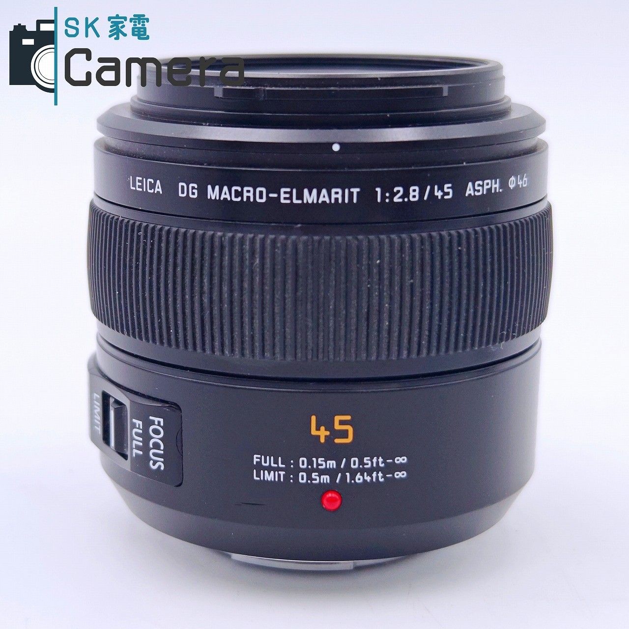 中古】 Panasonic LEICA DG MACRO -ELMARIT 45mm F2.8 ASPH