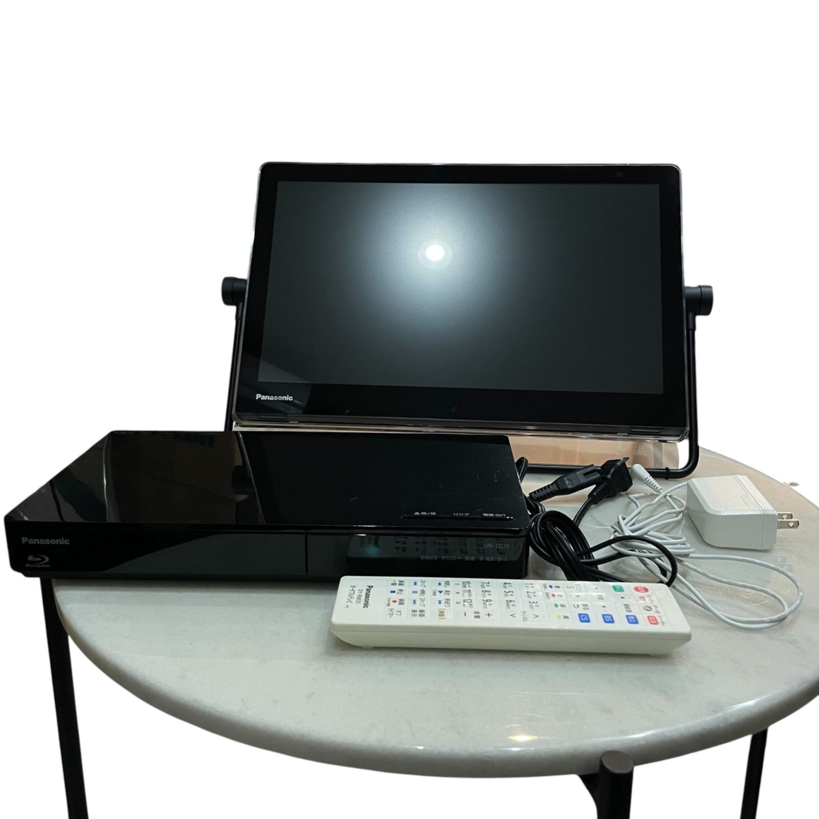Panasonic パナソニック 15V型 液晶 テレビ プライベート・ビエラ UN15TD7D / UN-TD7S ブルーレイディスクプレイヤー HDDレコーダー付き