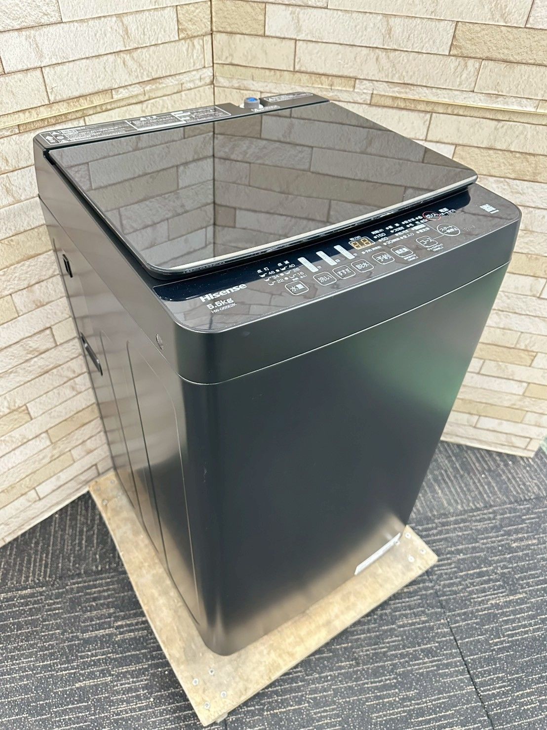 大阪送料無料☆3か月保障付き☆洗濯機☆ハイセンス☆5.5kg☆2022年☆HW