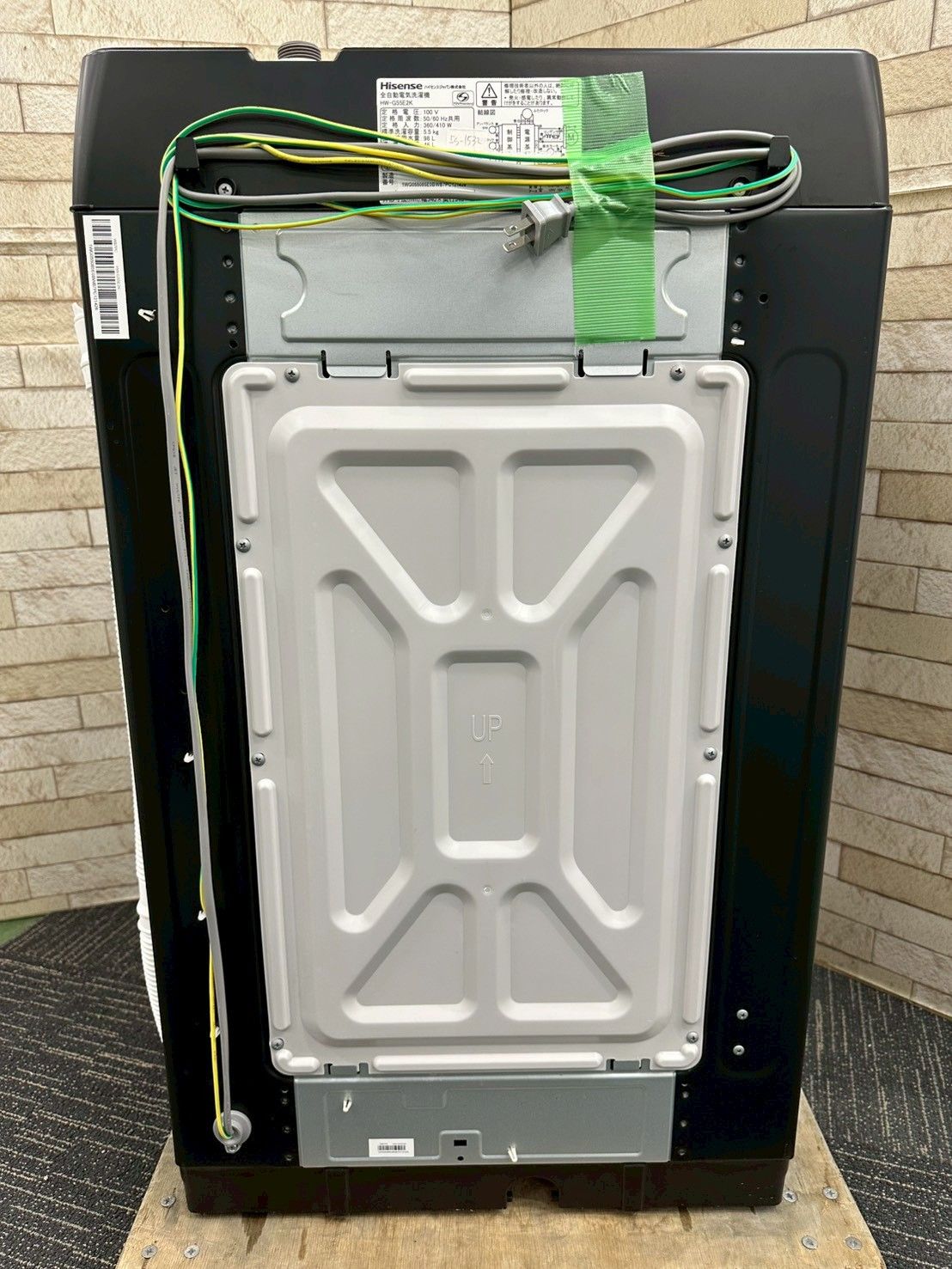 大阪送料無料☆3か月保障付き☆洗濯機☆ハイセンス☆5.5kg☆2022年☆HW