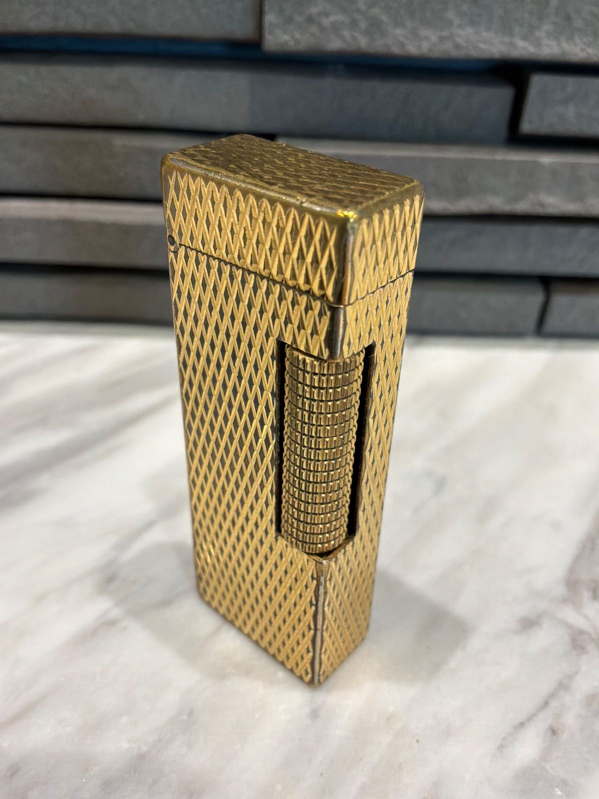 ダンヒル dunhill ローラガス ライターバーレイ 【ヴィンテージ】 ダンヒル ライター バーレイ SS 機械調整済み | 東京銀座の