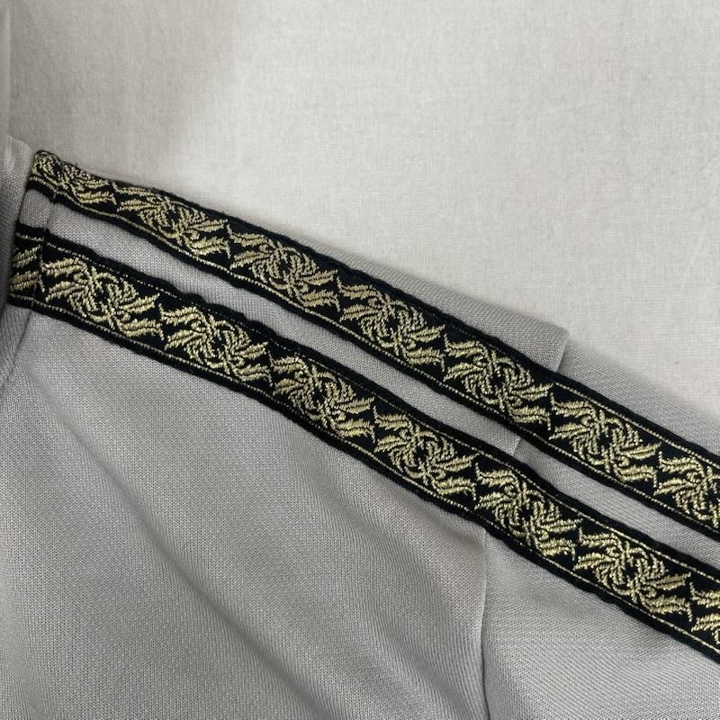 ドレストリップ 百式ジャージ 刺繍トラックジャケット 1 黒×金 メンズ