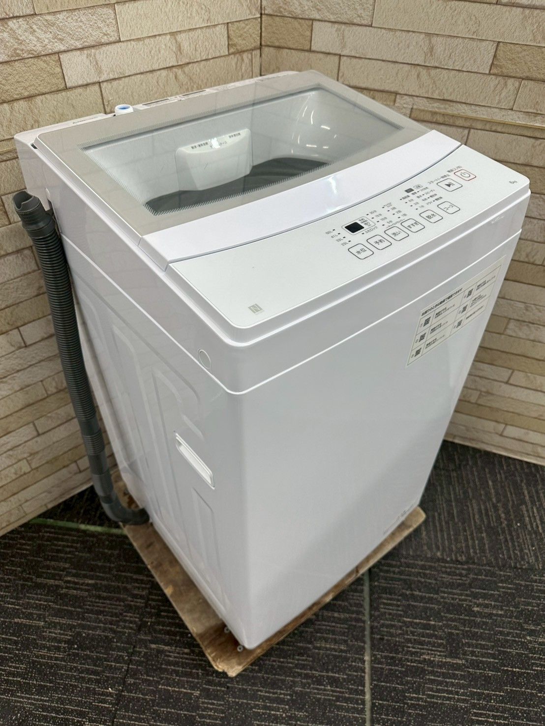 【高年式】大阪送料無料★3か月保障付★2024年★NT60L1WH★IS1641 高年式】大阪送料無料☆3か月保障付き☆洗濯機☆ニトリ☆6kg☆2024年