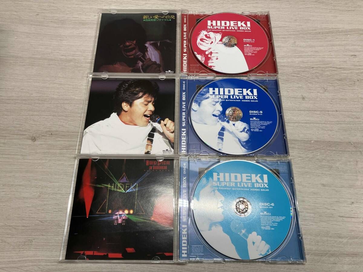 CD 西城秀樹 CD HIDEKI SUPER LIVE BOX