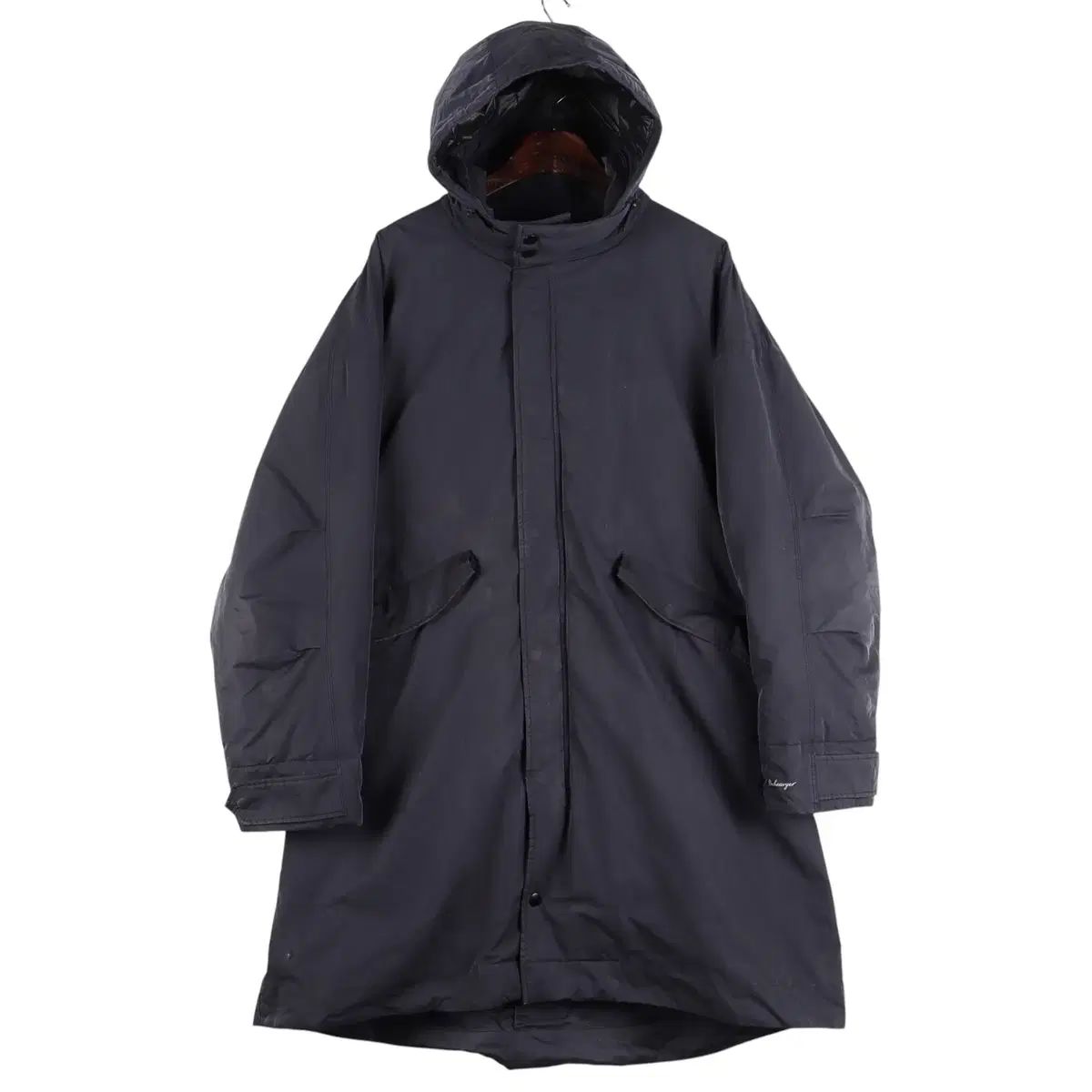 18SS パッチワークヴィンテージシルクカバーオールジャケット 