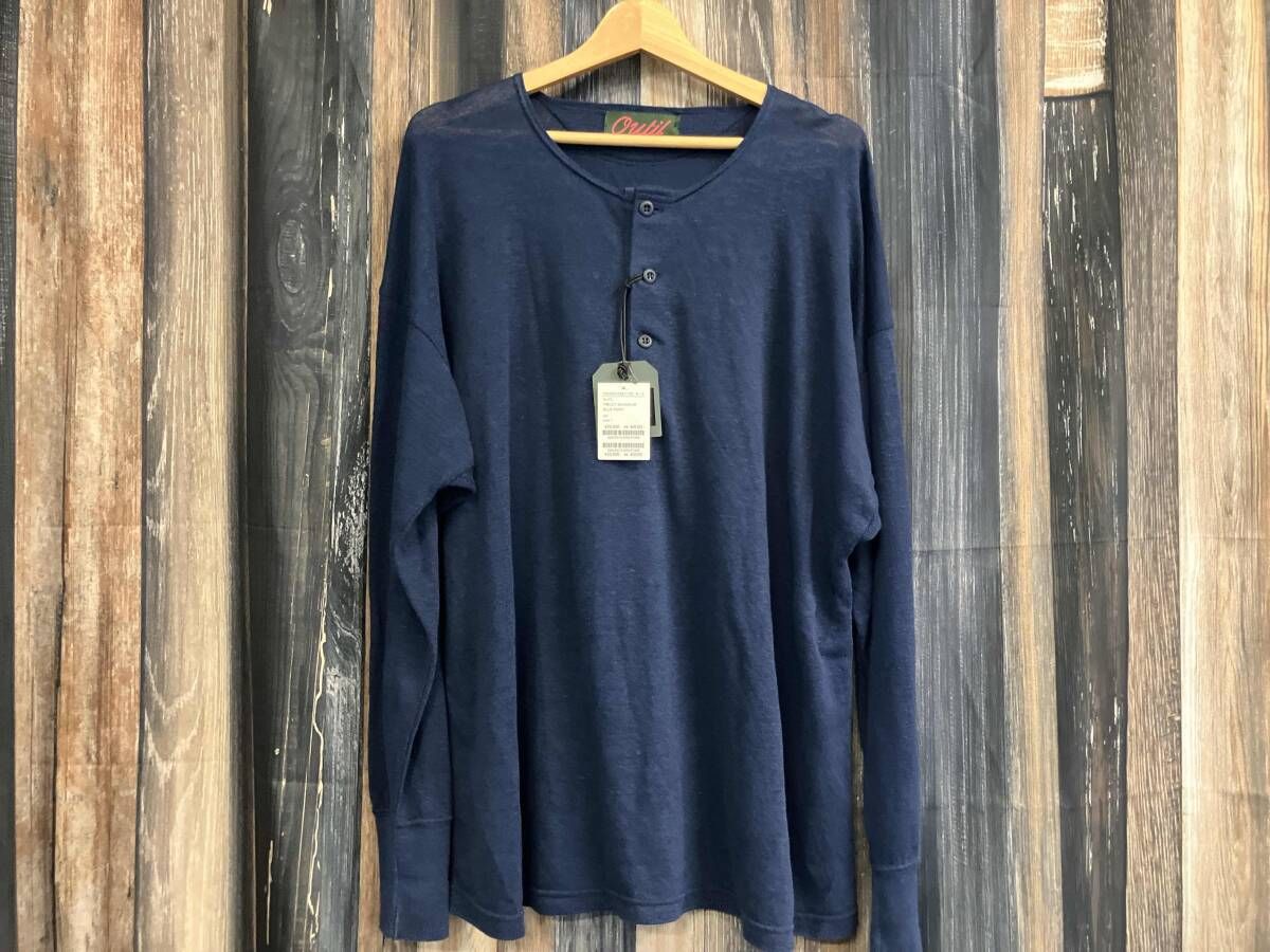 Outil ネイビー 長袖カットソー outil TORICOT MOUMOUR 長袖Tシャツ ネイビー S - メルカリ
