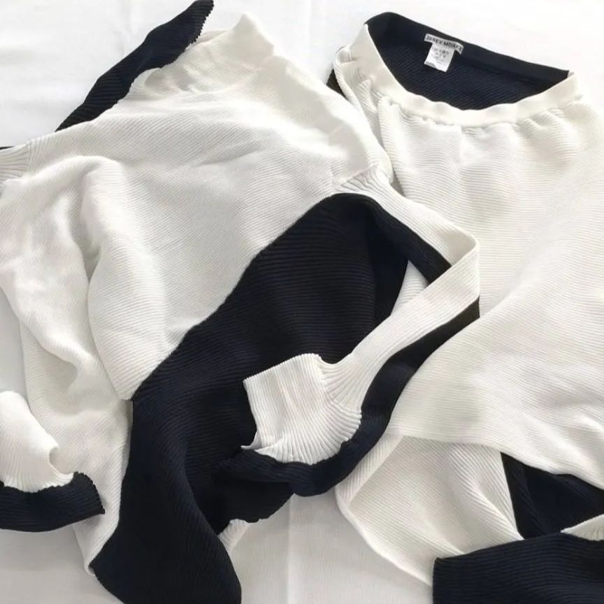 ER263】NS188 ISSEY MIYAKE イッセイミヤケ 変形 ニット プリーツ