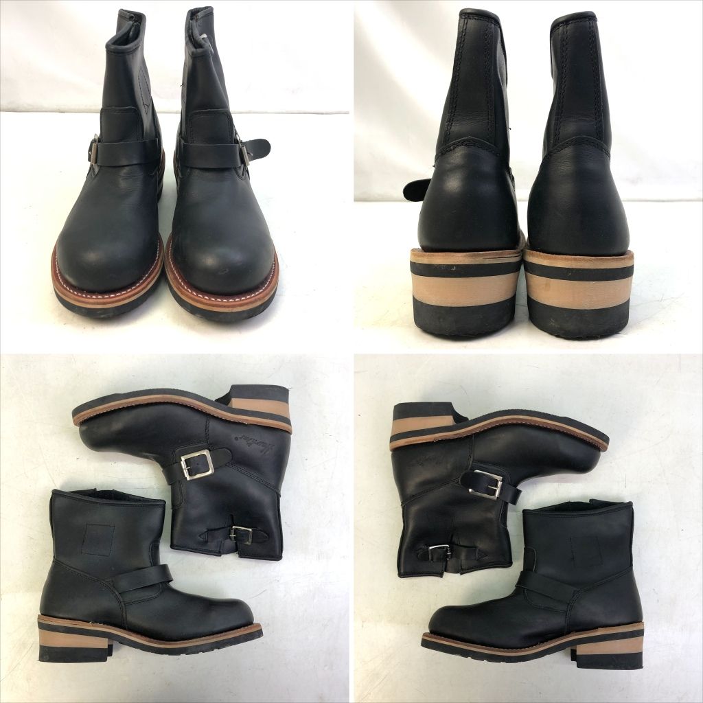 01w-6437 ホーキンス Hawkins US8 UK7 EU41 4021 エンジニアブーツ BLK