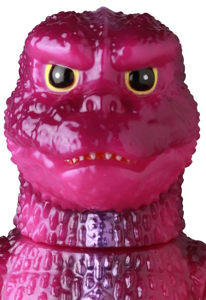 予約商品】メディコムトイ GVV ゴジラ1973 3期 ピンク ソフビ 安楽安作