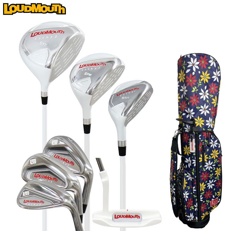 Loudmouth レディース 初心者 ゴルフクラブ ボールセット Loudmouth レディース 初心者 ゴルフクラブ ボールセット 【公式通販】