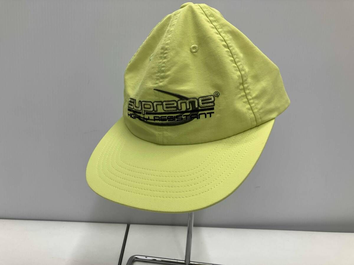 Supreme シュプリーム 6パネルキャップ イエロー 帽子 ストラップ 
