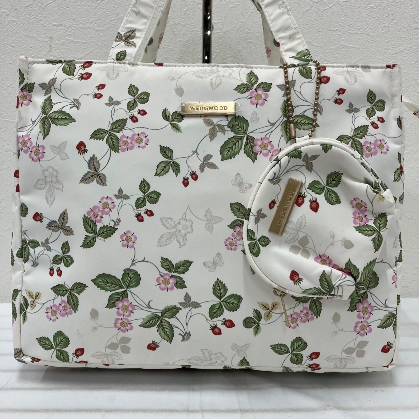 2385 WEDGWOOD ウェッジウッド トートバッグ ワイルドストロベリー 