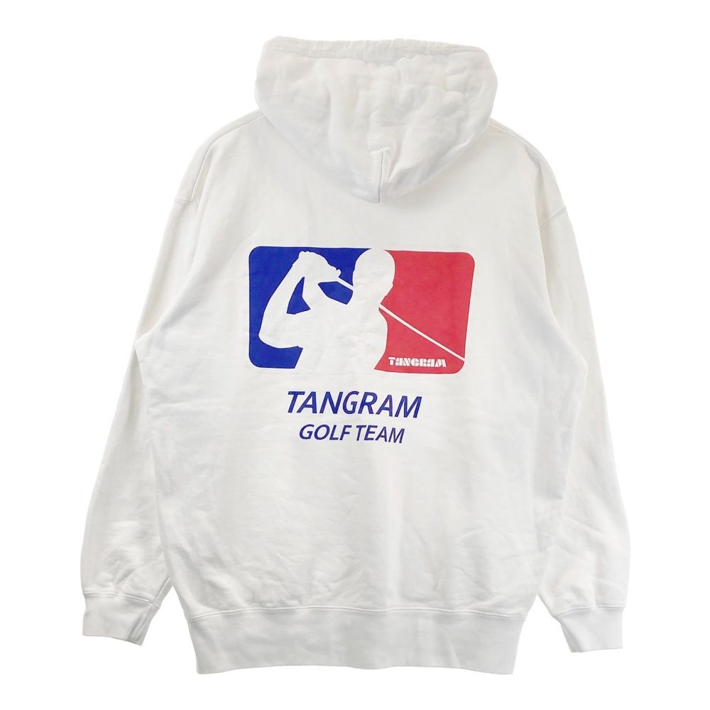 サイズ：L TANGRAM タングラム スウェット パーカー ホワイト系
