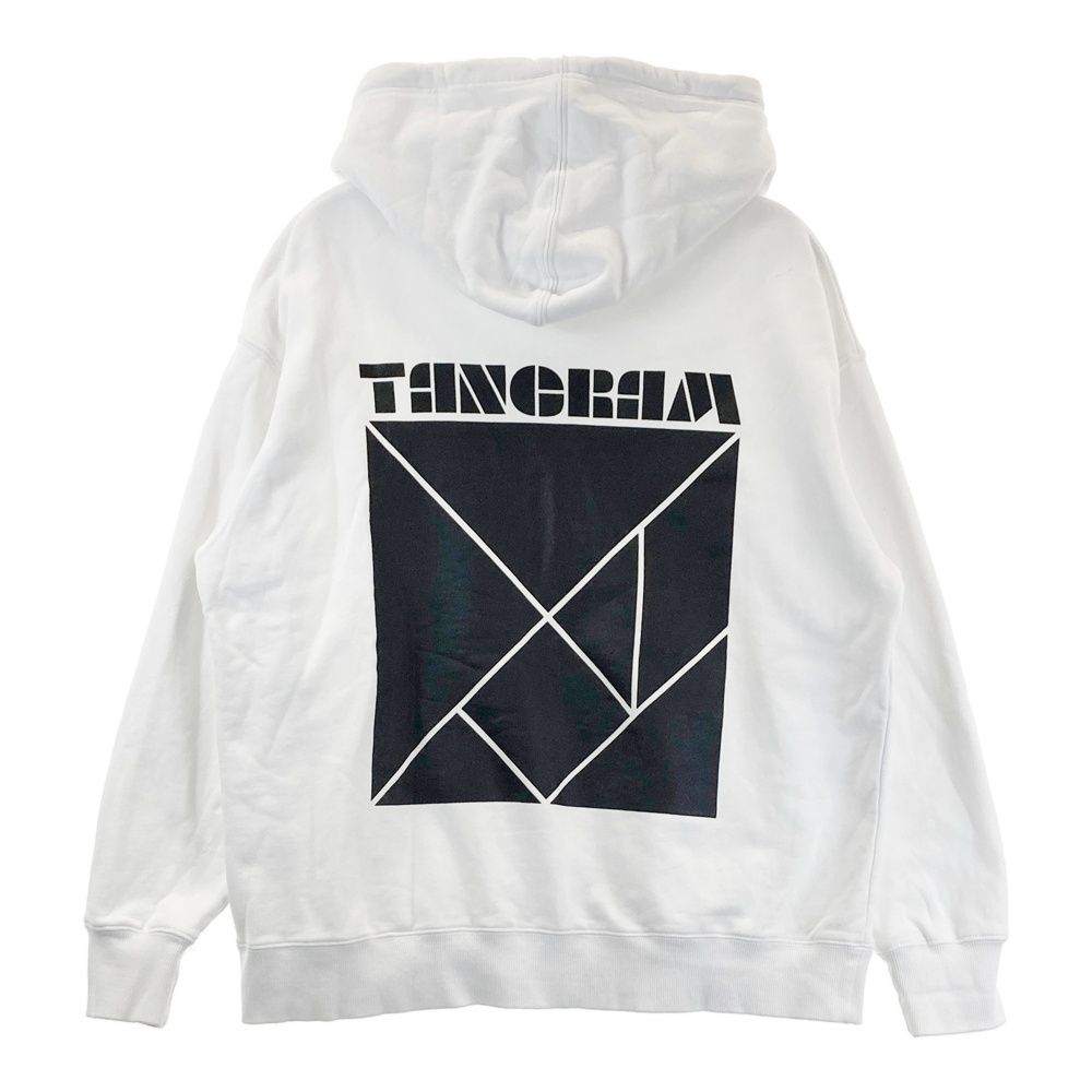 サイズ：L TANGRAM タングラム スウェットパーカー ホワイト系