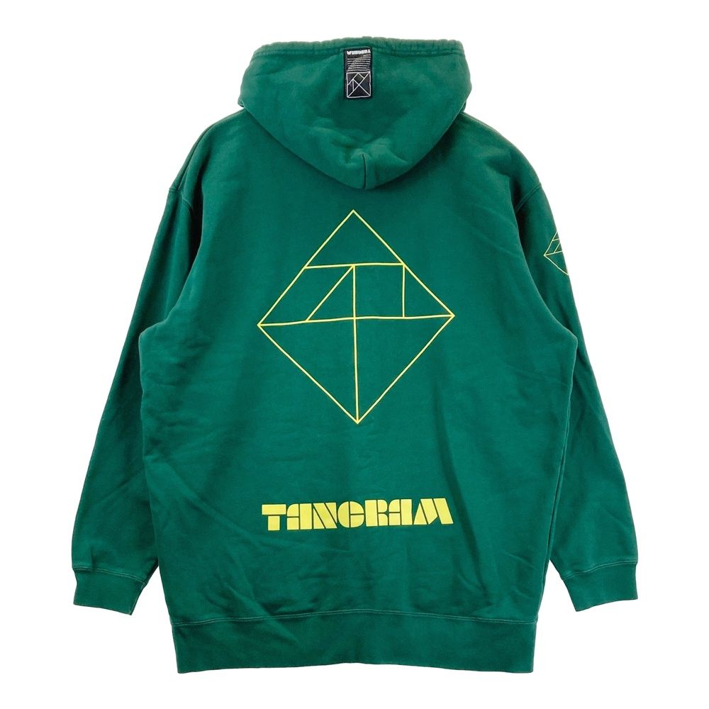 TANGRAM ゴルフチーム パーカー　タングラム サイズ：XL TANGRAM タングラム スウェットパーカー グリーン系