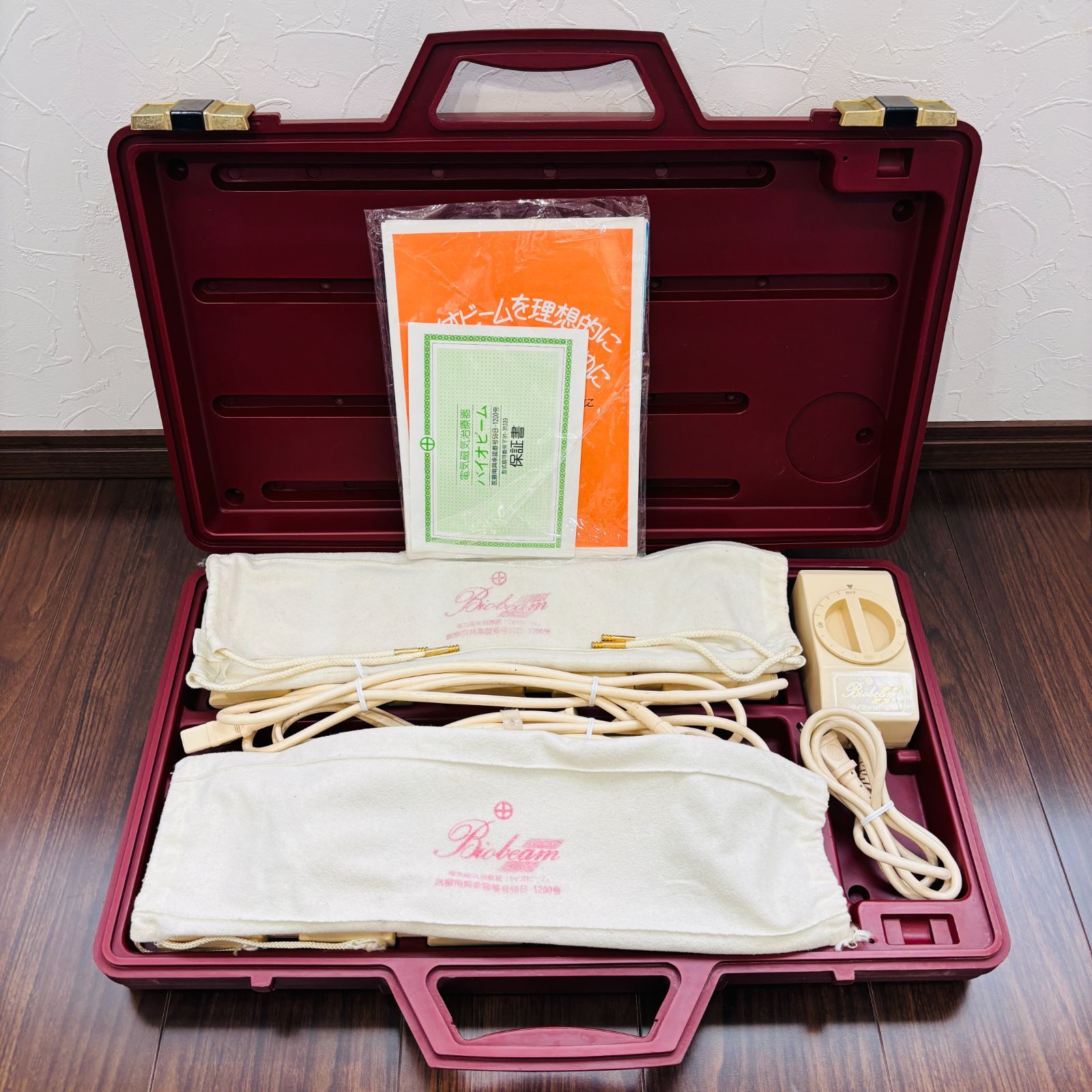 美品　マルタカ ワームエアー Warm Air 温熱 電位治療器 HEB-01元箱・説明書セット 未使用品】マルタカ ワームエアー Warm Air 温熱 電位治療器 HEB-01元
