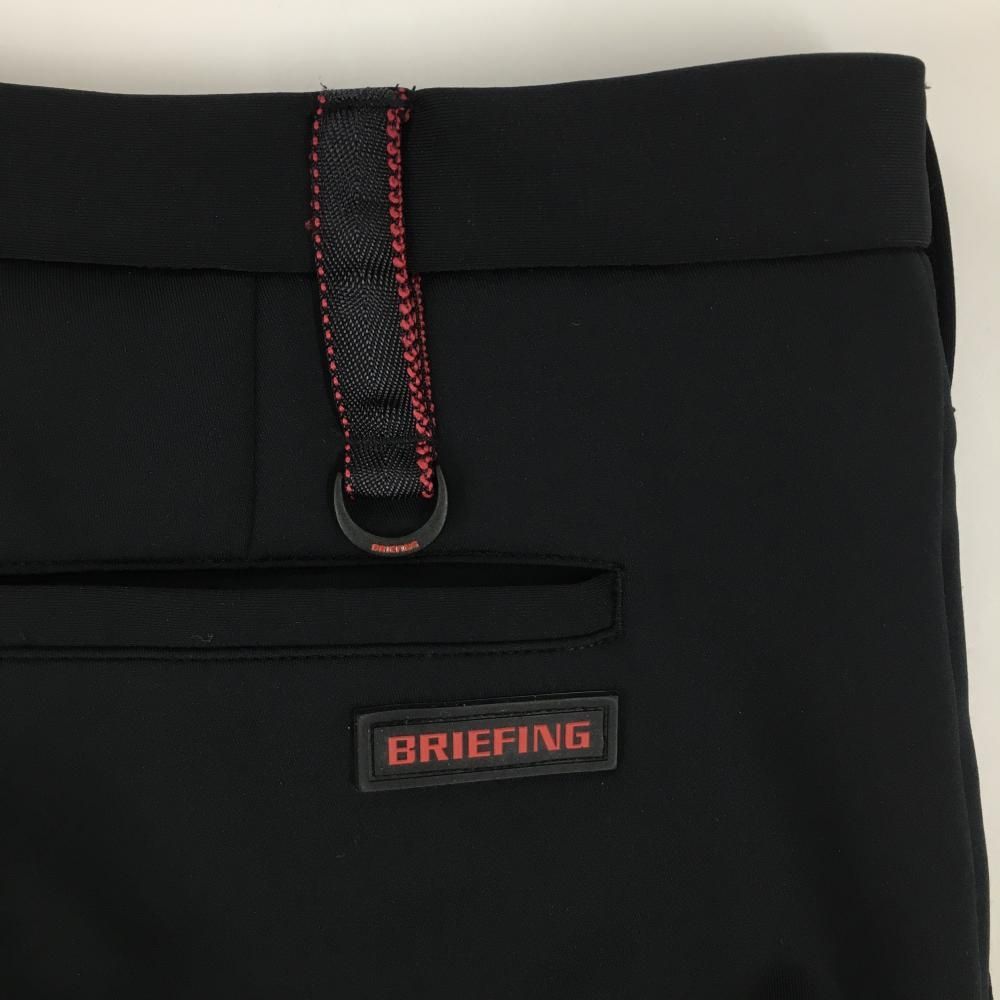 ブリーフィング パンツ 2024年モデル サイドロゴ XL 美品】ブリーフィング パンツ 黒 サイド立体ロゴ メンズ XL ゴルフ