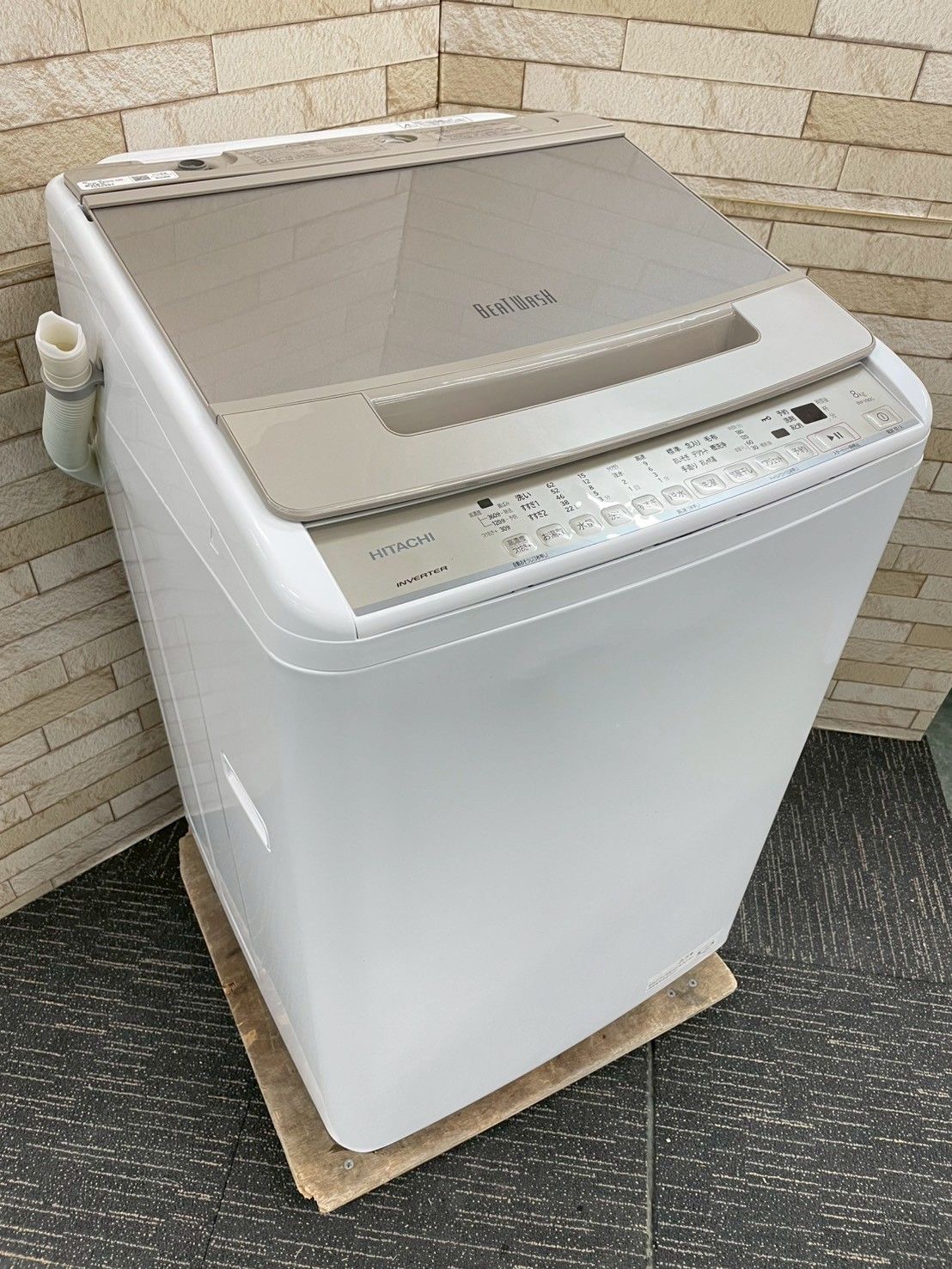 大阪送料無料☆3か月保障付き☆洗濯機☆日立☆8kg☆2021年☆BW-V80G 