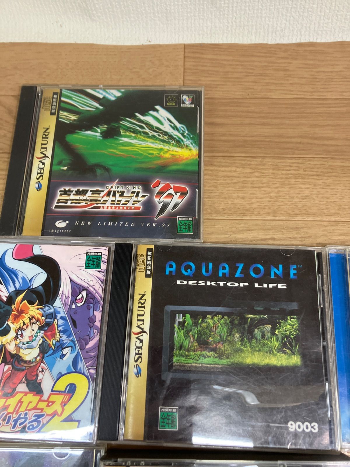 ☆ ジャンク セガサターン SEGASATURN ソフト 17本まとめ売り ※ケース