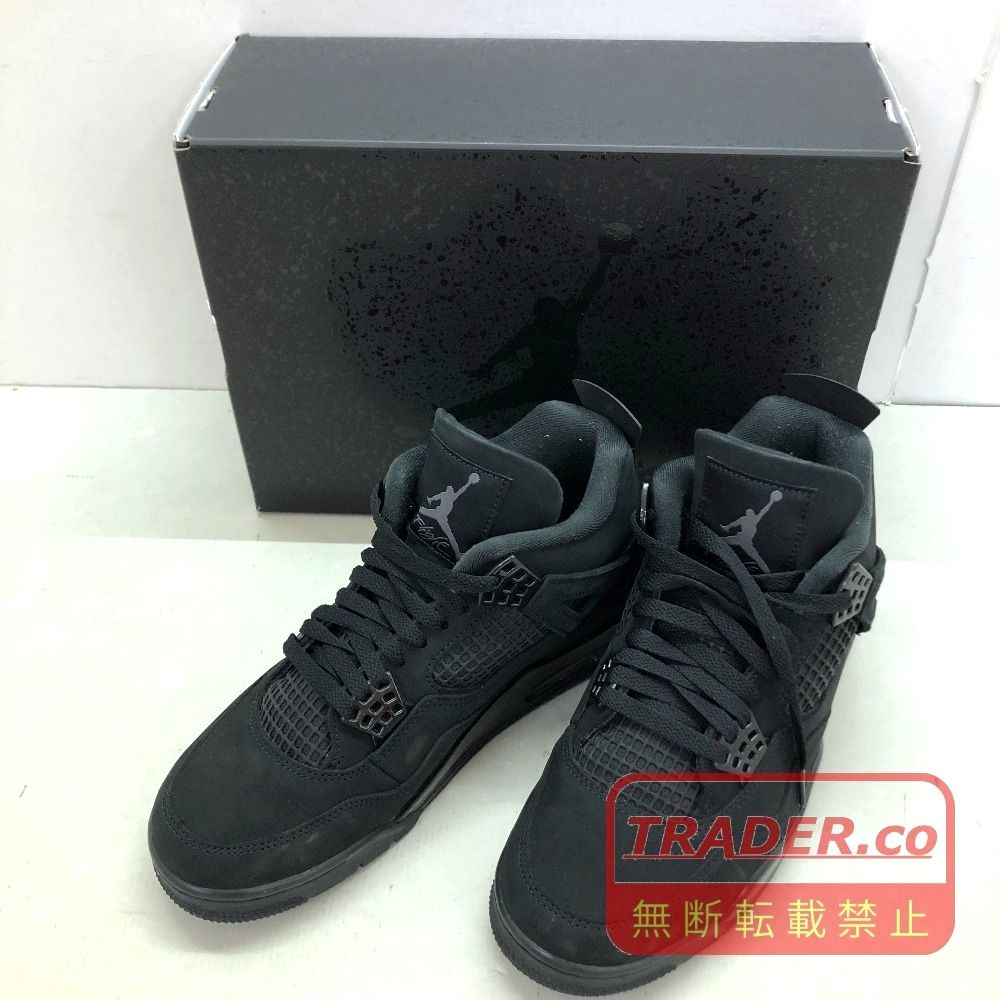 03w26015【箱付き】Nike Air Jordan 4 Retro OG Black Cat (2025 