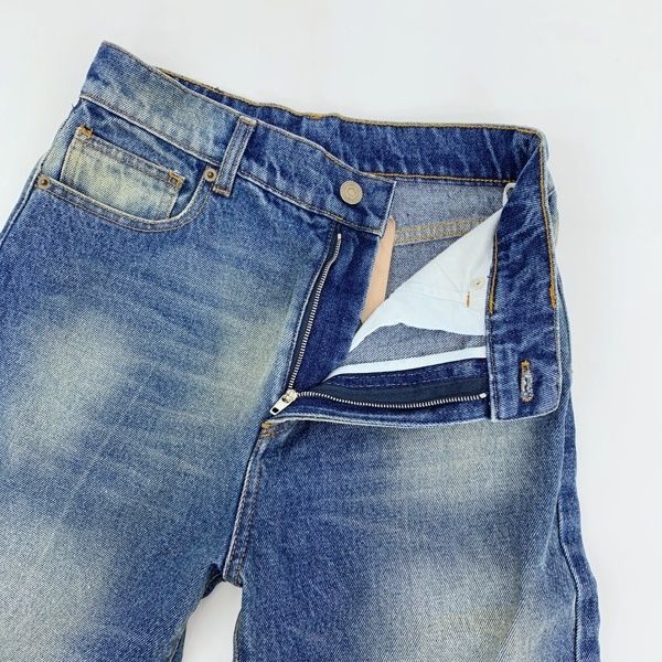 N°21 ヌメロヴェントゥーノ 20SS イタリア製 ワンウォッシュ ワイドストレートデニムパンツ 5B PANTALONE TESSUTO 20SW-B043-0151 38 Dark Indigo 定価71,500円 ボタンフライ ジーンズ ボトムス【新古品】【中古】【N°21】 N°21 ヌメロ ヴェントゥーノ デニムパンツ ストレート ジーンズ Gパン