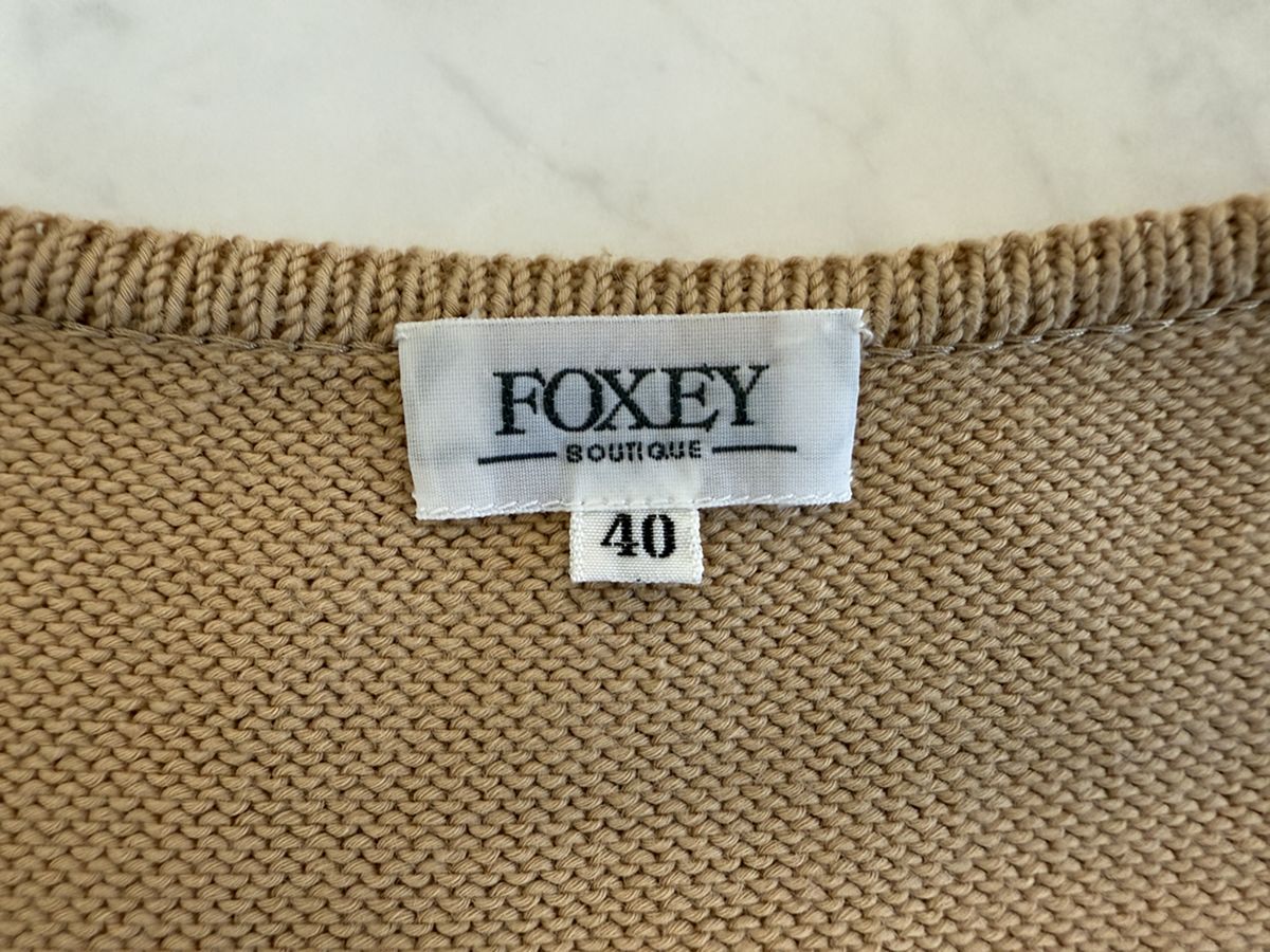 極美品】FOXEY BOUTIQUE / フォクシーブティック40 ベージュ系