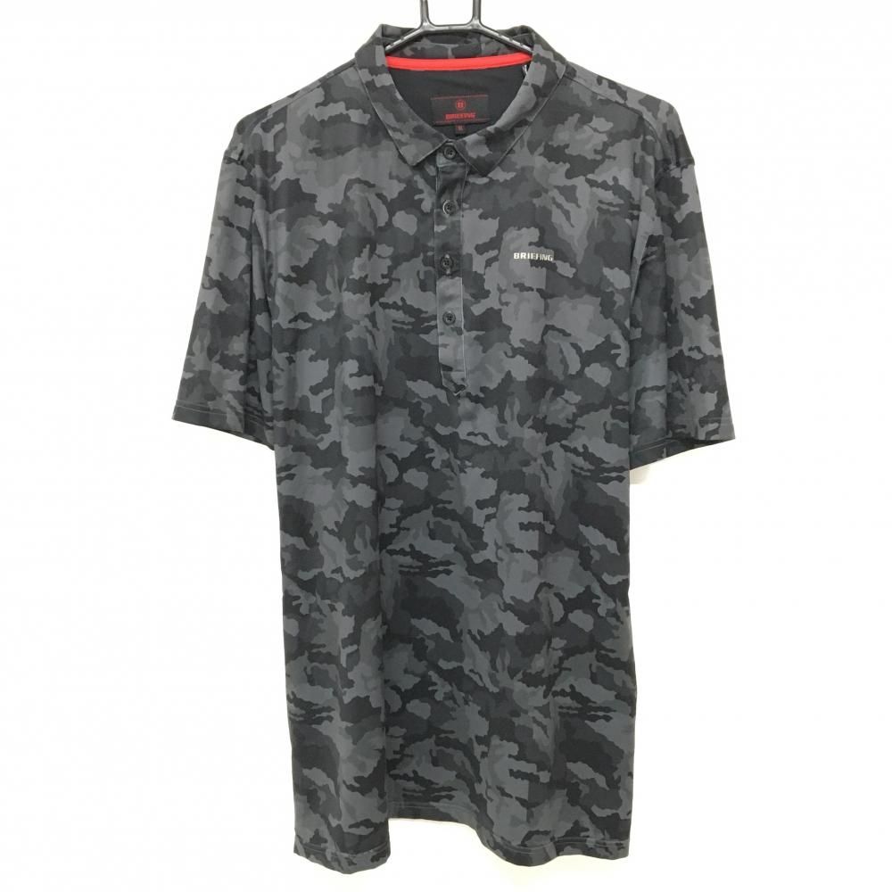 BRIEFING GOLF ブリーフィングゴルフ カモフラ柄ポロシャツ　XL BRIEFING GOLF ブリーフィングゴルフ カモフラ柄ポロシャツ XL