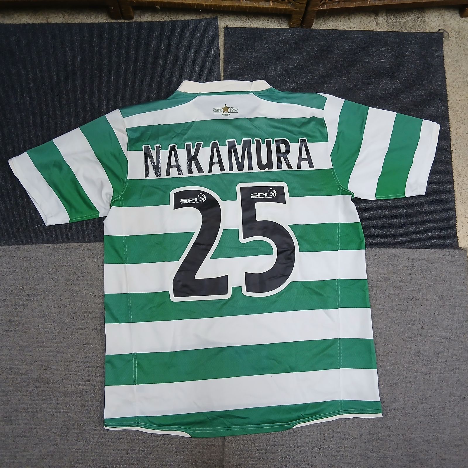 NIKE セルティック 中村俊輔 #25 レプリカユニフォーム 半袖 L相当