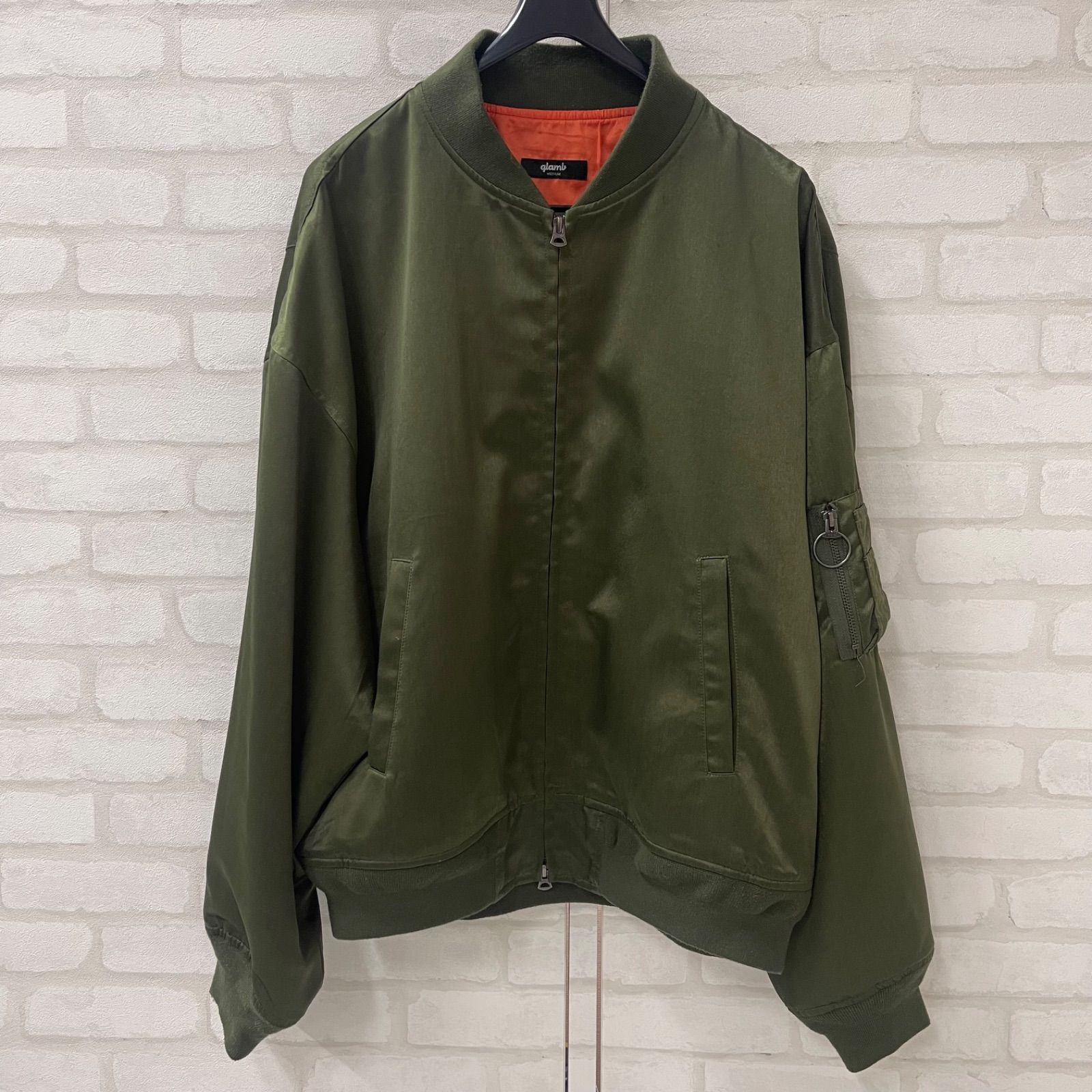 最終値下げ グラム glamb MA-1 ボリューム 袖 ワイド ミリタリー 