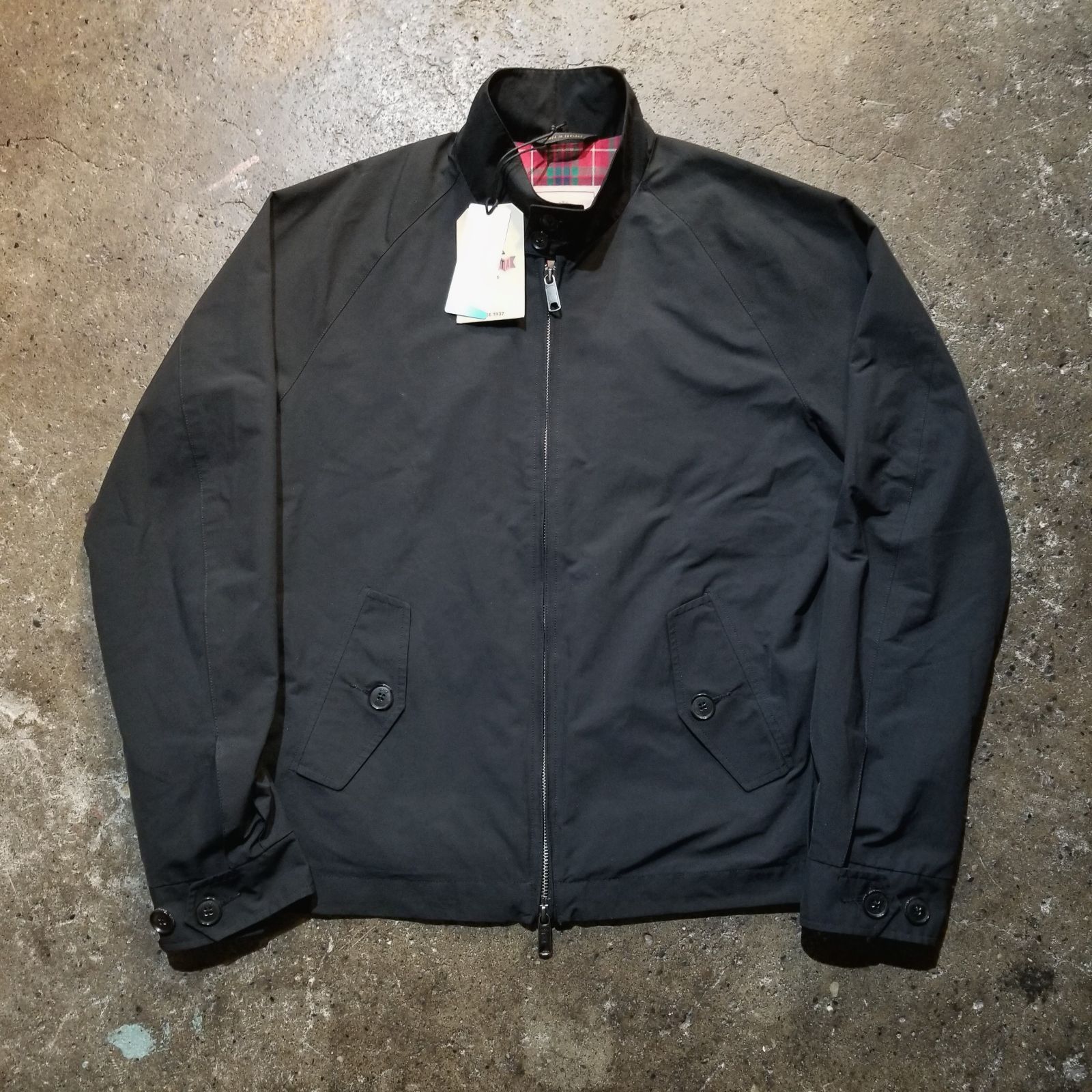 BARACUTA G4 BLACK 38 バラクータ ハリントンジャケット 黒 BRCPS0859