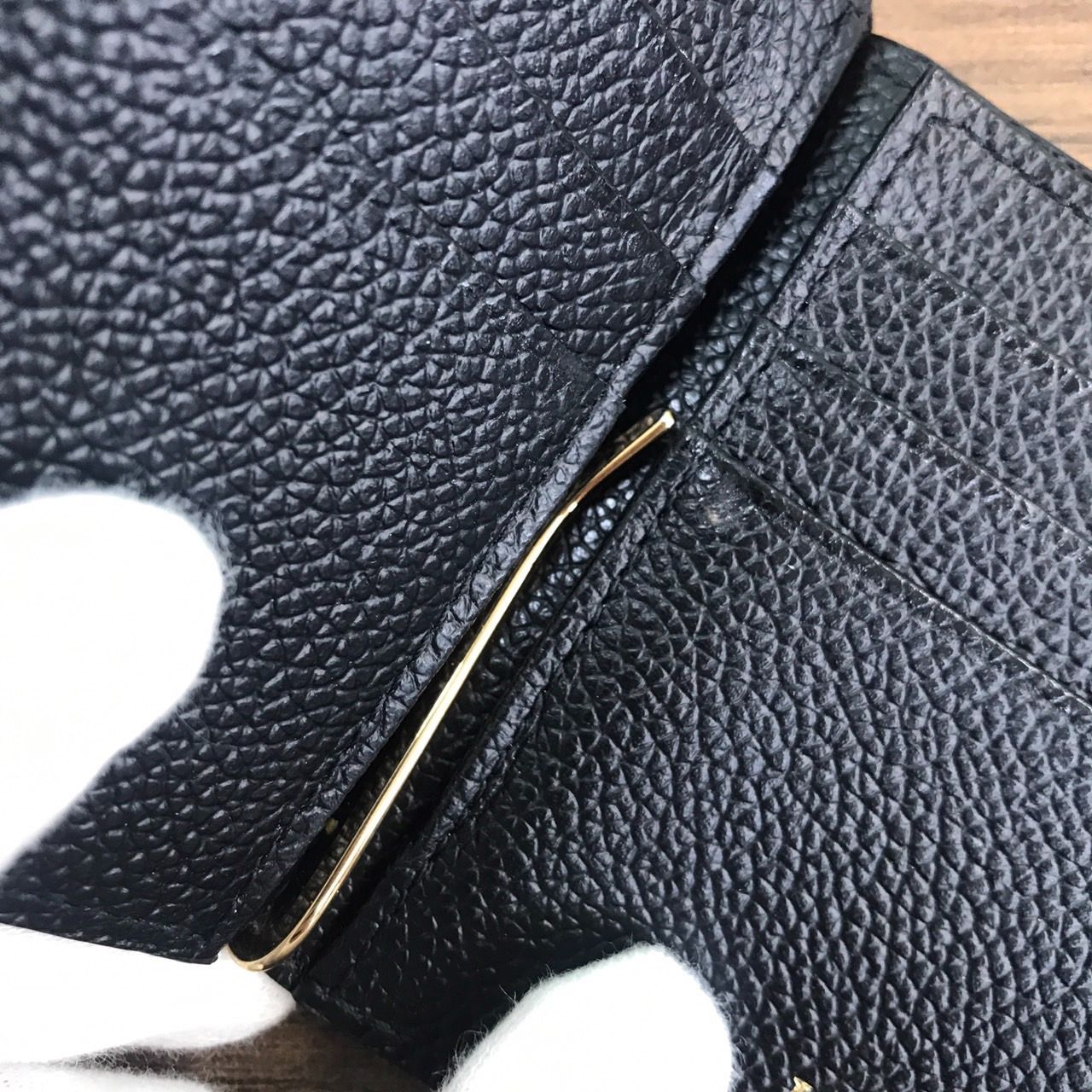 Hush Tug ハッシュタグ ピュアシュリンク マネークリップ レザー