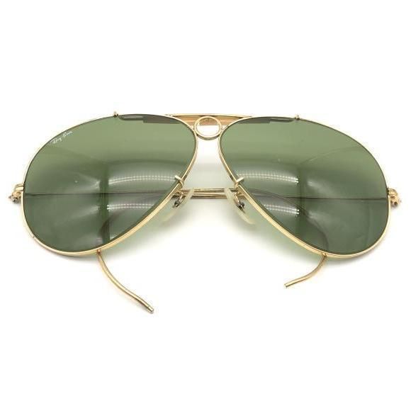 【中古】Ray-Ban サングラス グリーン ゴールド レイバン[10][240010518100] 中古】Ray-Ban サングラス グリーン ゴールド レイバン[10