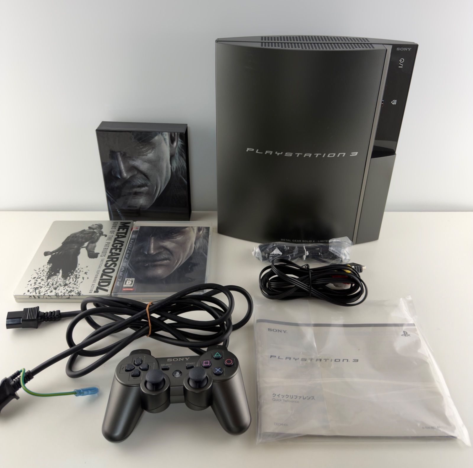 極美品 PS3 メタルギアソリッド 鋼 CECHH00 MG 本体 プレステ3 METAL 