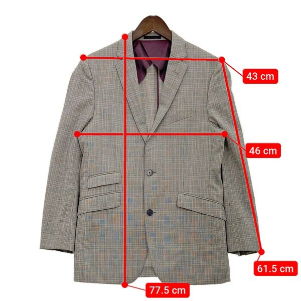 美品　バーバリーブラックレーベル　スーツ　セットアップ　グレー　チェック　36R BURBERRYバーバリーブラックレーベル セットアップスーツ 【公式通販】