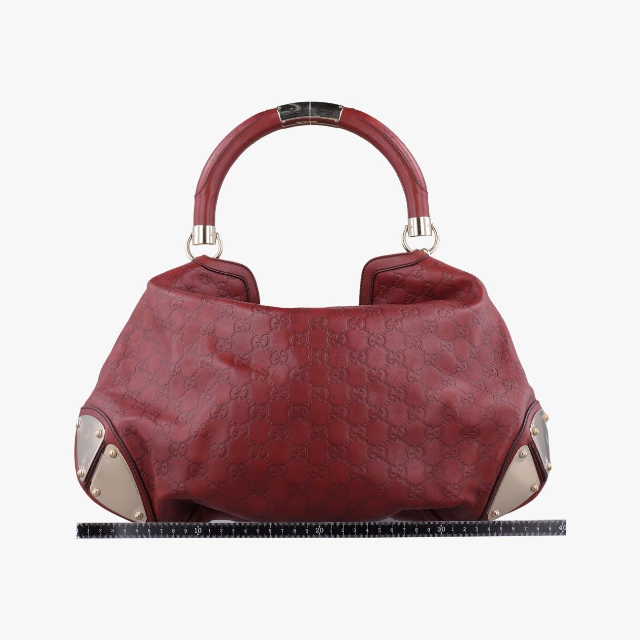 GUCCI レザー 赤い首輪 GUCCI（グッチ） ショルダーバッグ シルヴィ レザー レッド : ブランド