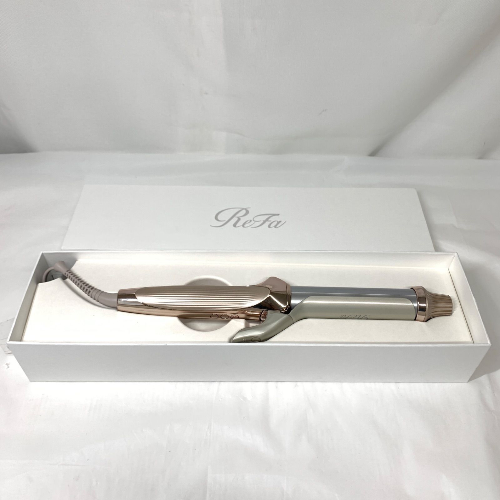 未使用に近い】ReFa リファ カールアイロン プロ＋ シャンパン