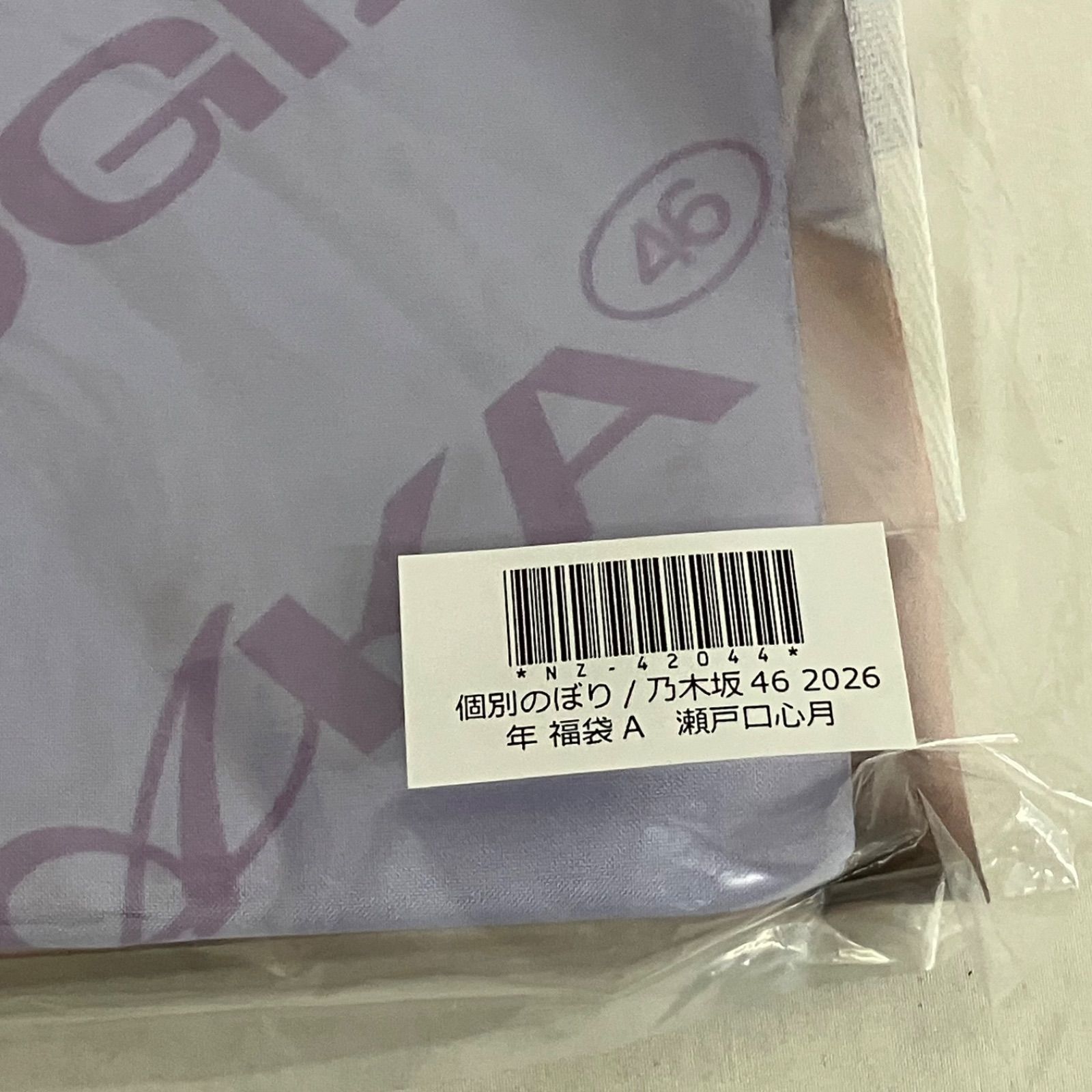 未開封 乃木坂46 個別のぼり瀬戸口心月 2026年 福袋 YL4104U c107