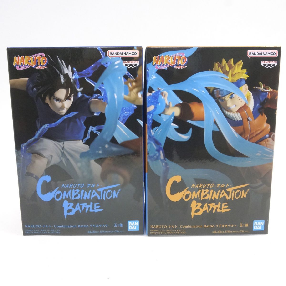 Combination battle ナルト&サスケ(箱無し)＋終末の谷(未開封 BANPRESTO『NARUTO-ナルト-』Combination Battle「ナルト」＆「サスケ
