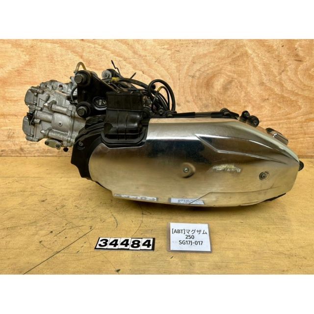[ABT 34484]@ヤマハ YAMAHA マグザム250 SG17J-017 エンジン本体 G345E