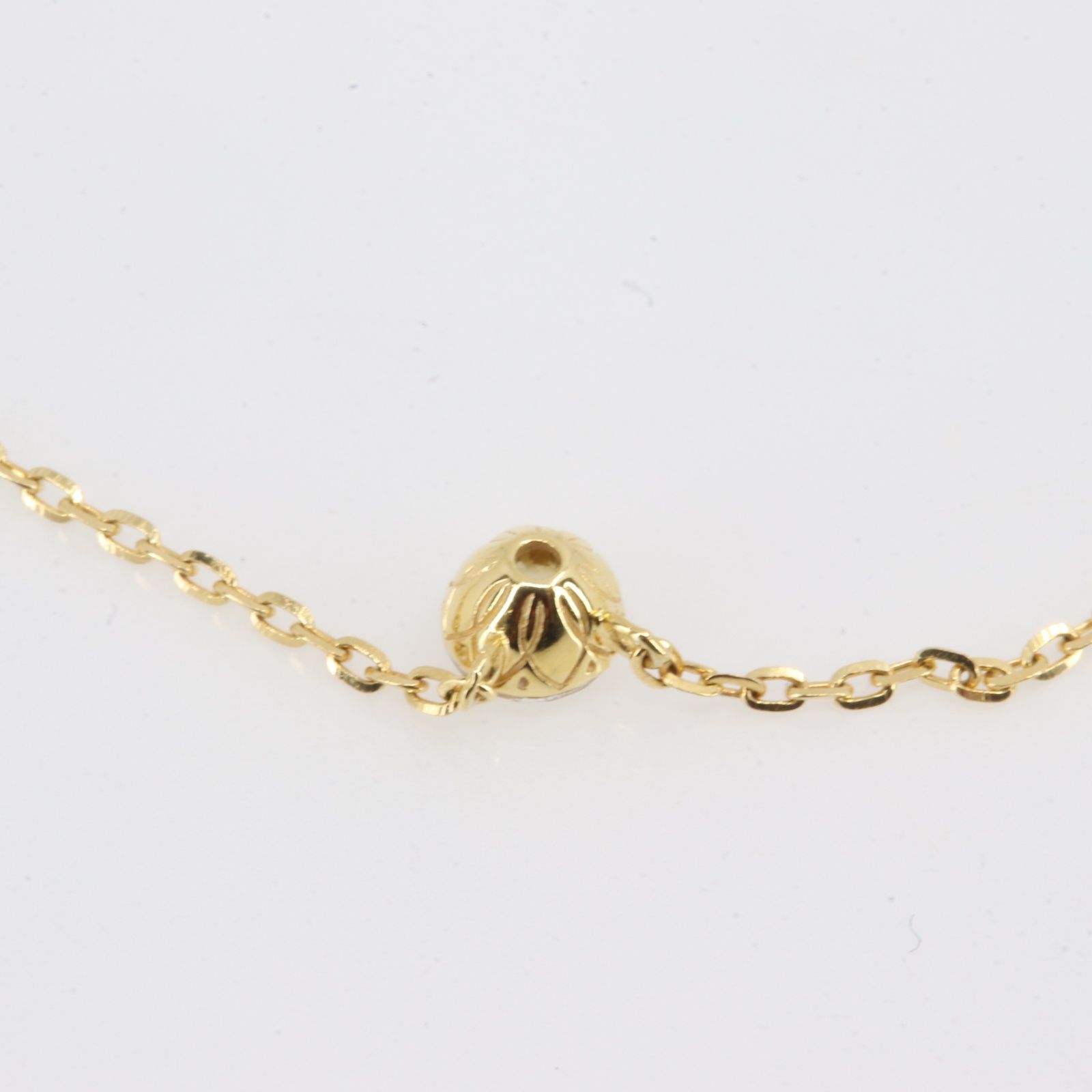 ITJPR7Y8QA6U agete アガット K18 一粒 ダイヤネックレス 0.1ct 0.86g 