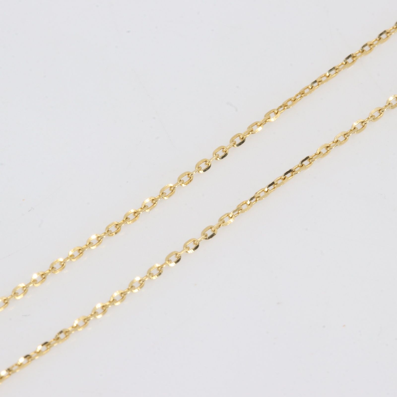 ITJPR7Y8QA6U agete アガット K18 一粒 ダイヤネックレス 0.1ct 0.86g 