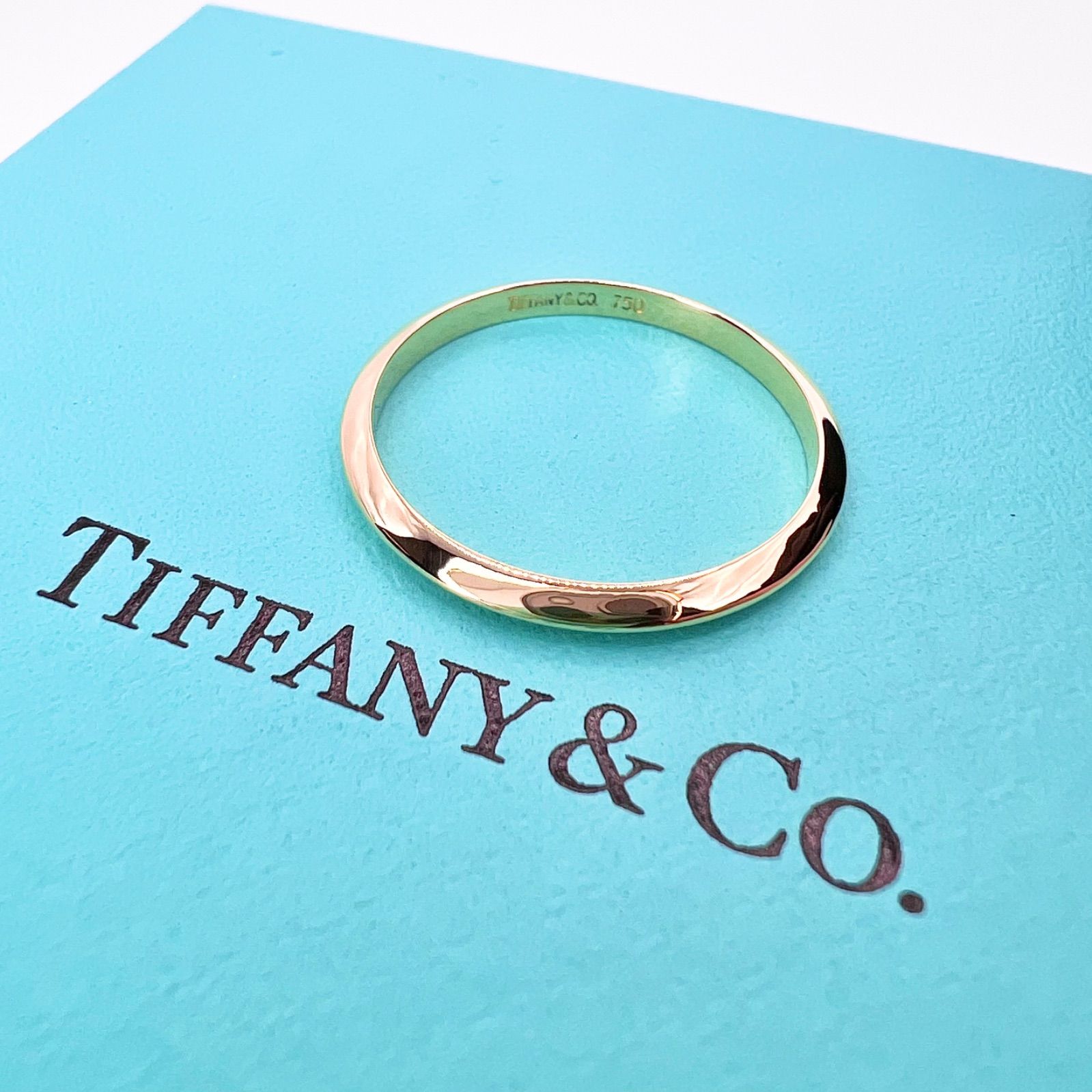 【本日限定価格】Tiffany & Co. リング AU750 ティファニー TIFFANY＆CO ボールリング ゴールド Au750 ジュエリー