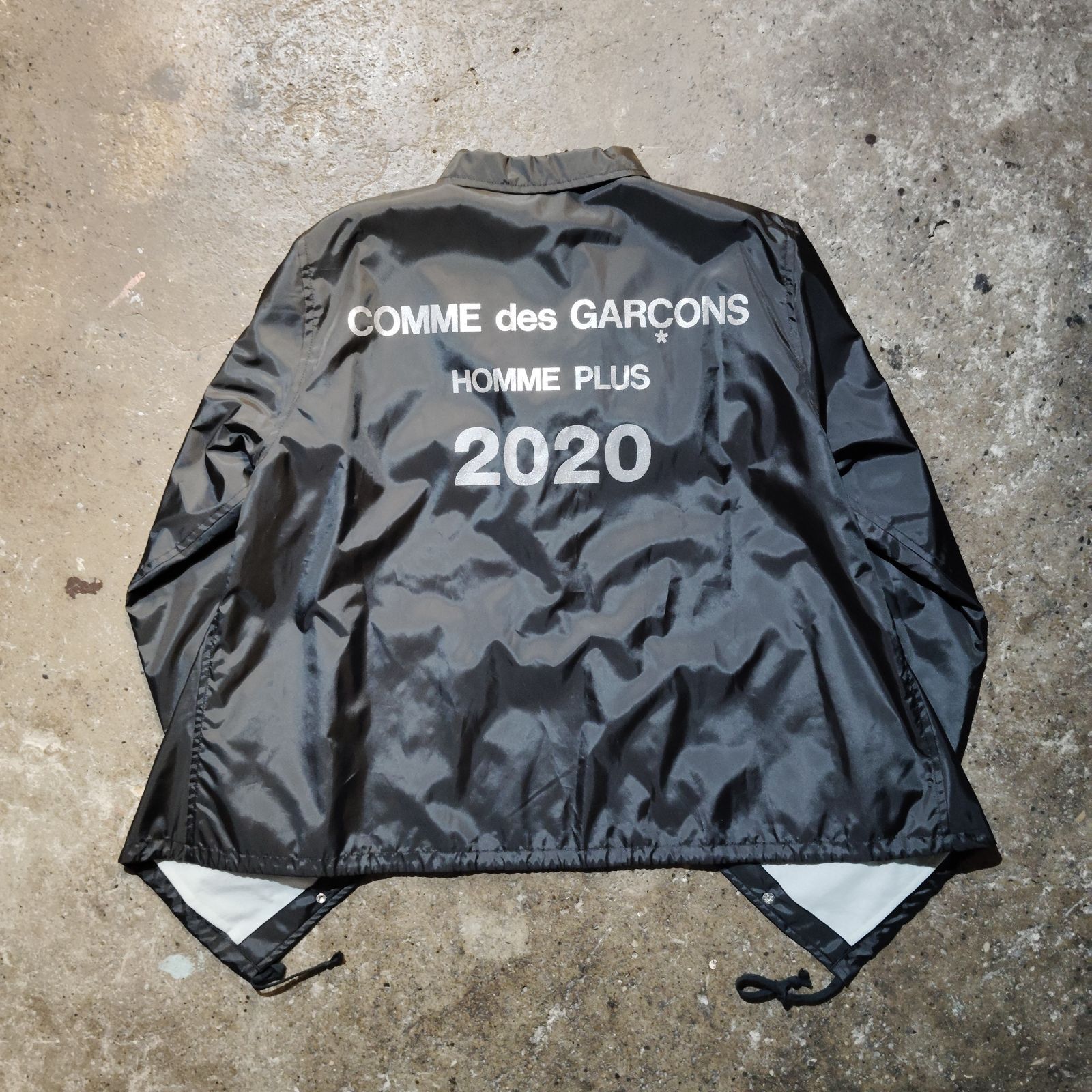comme des garcons homme plus 捻れコーチジャケット COMME des GARCONS HOMME PLUS 20ss バックロゴねじれコーチジャケット