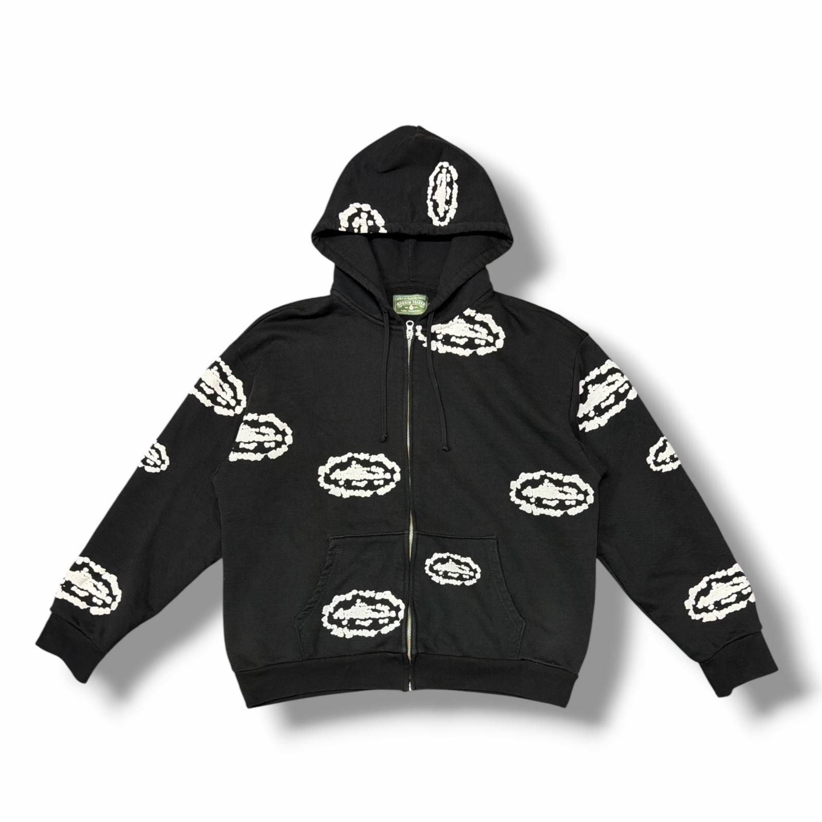 DENIM TEARS × Corteiz ジップパーカー スウェットフーディー コラボ